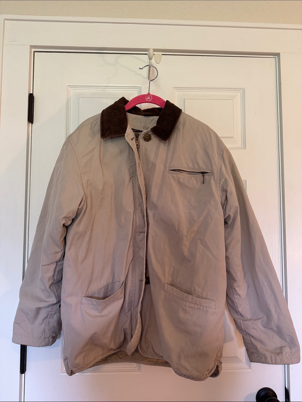 Limited Too RARE Vintage Zip up Chore Jacket Buttoned in Plaid Removeable Lining